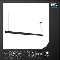 SLV GLENOS 1001409 LED-hanglamp LED vast ingebouwd 46 W Zwart - thumbnail