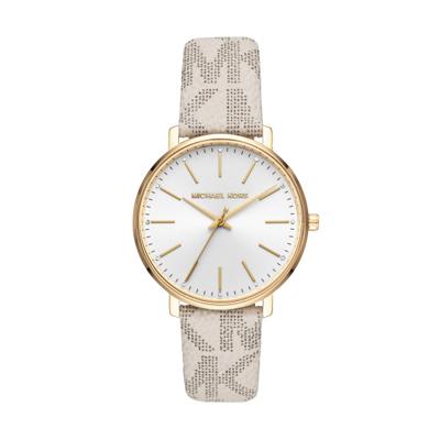 Horlogeband Michael Kors MK2858 Kunststof/Plastic Wit 18mm