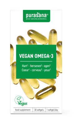 Purasana Vegan omega-3 1080 mg 30 softgels
