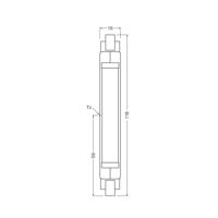 OSRAM HOMELIGHTING 4058075840485 LED-lamp Energielabel F (A - G) R7s 8 W = 60 W Warmwit (Ø x h) 16 mm x 16 mm 1 stuk(s) - thumbnail
