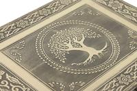 Doos-Juwelenkistje Home ESPRIT Wit Champagne Hout Aluminium 27,5 x 20 x 5,4 cm - thumbnail