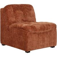 MUST Living Fauteuil 'Liberty' Grof Velvet, kleur Cinnamon - thumbnail