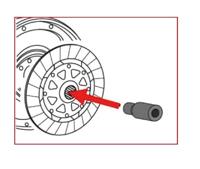 Koppelings-centerdoorn Ø 26,5 mm voor SAC-koppelingen voor BMW KS Tools 150.2403 - thumbnail