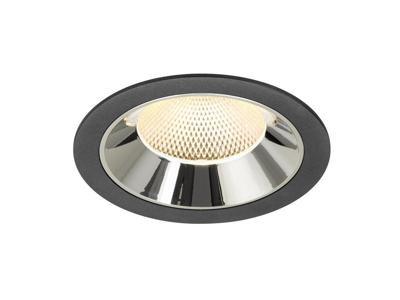 SLV InbouwspotNuminos XL zwart/chroom 3000K - 40gr - 1009941