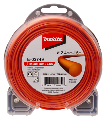 Makita Accessoires Maaidraad 2,4X15M Rond - E-02749 E-02749