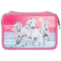 Miss Melody - Triple Pencil Case - Glitter Pink (410110) - thumbnail