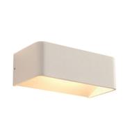 Artdelight Wandlamp Mainz 20 x 7 cm wit - thumbnail
