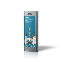 Nedis Coaxkabel | IEC (Coax) Male | IEC (Coax) Male | Verguld | 50 Ohm | Onafgeschermd | 2.00 m | Plat | PVC | Antraciet | Doos - ANFMBW105AT20 - thumbnail