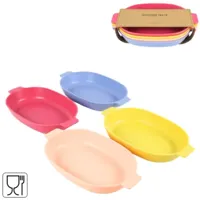 Norlander borden ovaal 24 cm set van 4 | 12 stuks - thumbnail