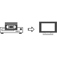 SpeaKa Professional SP-7870668 SCART / Cinch Adapter [1x SCART-stekker - 3x Cinch-koppeling] Zwart - thumbnail