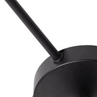 QAZQA Plafondlamp zwart met gouden binnenkant 6-lichts - Multidrum - thumbnail