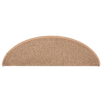 Trapmatten 15 st 56x17x3 cm lichtbruin halfrond