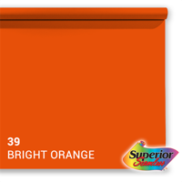 Superior achtergrondpapier 39 bright orange 1,35 x 11m - thumbnail