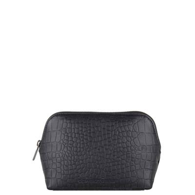 Cowboysbag X Bobbie Bodt Wash Bag Ruby Croco Black