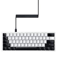 Razer PBT Keycap + Opgerolde Kabel Upgrade Set: Duurzame Doubleshot PBT - Universele Compatibiliteit - Keycap Removal Tool & Stabilisatoren - Tactisch Opgerold & Ontworpen - Gevlochten Vezelkabel - - thumbnail