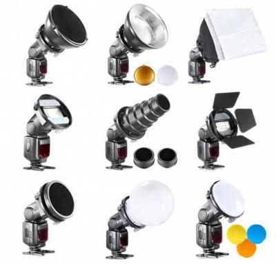 Bresser BR-SET 9 delige Speedlite Strobist set