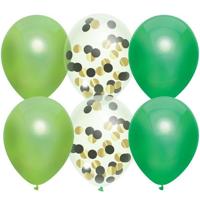 Ballonnenset Groen Confetti (6st) - thumbnail