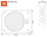 JBL BassPro Lite Auto-subwoofer actief 200 W - thumbnail