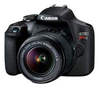 Canon EOS Rebel T7 DSLR Camera|2 Lens Kit met EF18-55mm + EF 75-300mm lens, zwart - thumbnail