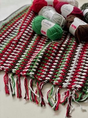 Haakpatroon byClaire Seizoensdeken Kerst Haakpatroon byClaire Seizoensdeken Kerst