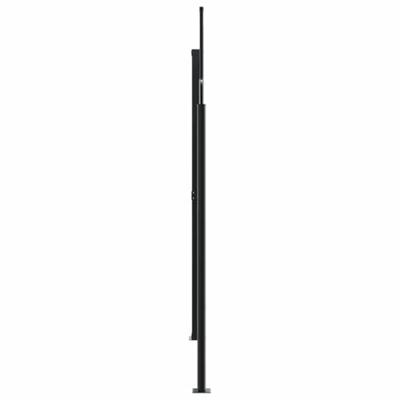 VidaXL Tuinscherm uittrekbaar 220x1200 cm antracietkleurig
