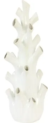 Light & Living vaas keramiek korali 20.5x55cm crème