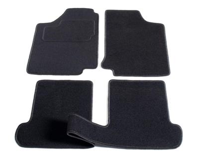 Automatten op maat - zwart stof - Volkswagen Golf 3 cabriolet 1993-1998