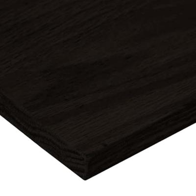 Traptreden 2 st 100x30x2 cm massief eikenhout donkerbruin - thumbnail