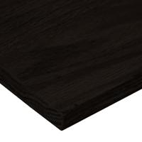 Traptreden 2 st 100x30x2 cm massief eikenhout donkerbruin - thumbnail