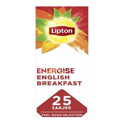 Lipton thee Feel Good Selection, English breakfast, doos van 25 zakjes