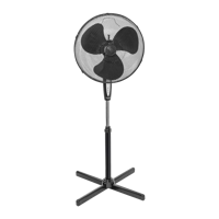 Bestron Bestron ASV45ZR Statiefventilator met afstandsbediening & timer - thumbnail