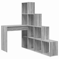Hoekbureau Grijs sonoma 101,5 x 149,5 x 149,5 cm Bewerkt hout - thumbnail