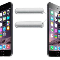 Oorspronkelijke Volume Control-toets voor iPhone 6 & 6 Plus(Silver) - thumbnail