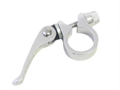 Zadelpenklem Ergotec SCQ-080 ø28.6 mm aluminium met snelspanner - zilver Zadelpenklem Ergotec SCQ-080 ø28.6 mm aluminium met snelspanner - zilver