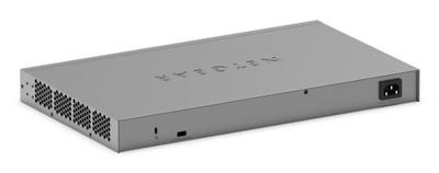 Netgear 24-poorts gigabit poe+ smart switch met 4 sfp+ poorten (grijs, 10g,smart managed)