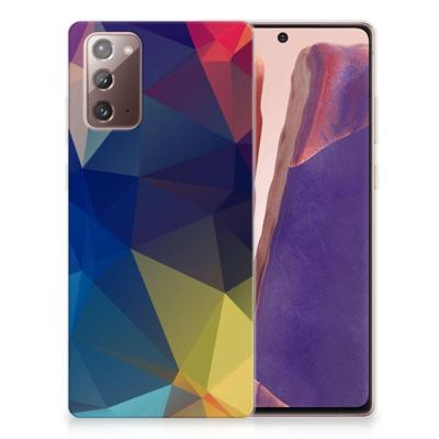 Samsung Note 20 | TPU Hoesje | Polygon Dark