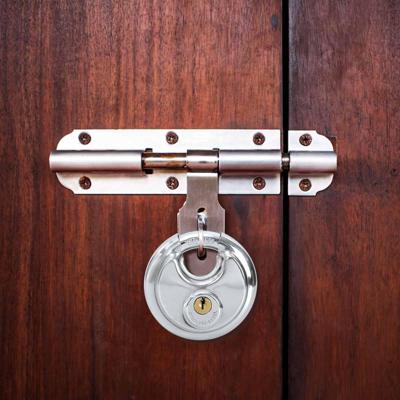 Discusloten met sleutels 2 pcs Zilver 8 x 2.8 x 8 cm