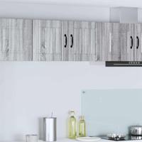 Keukenkast 2 pcs Grijs Sonoma 40 x 31 x 40 cm Bewerkt hout - thumbnail