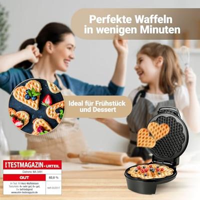 Clatronic 261 679 wafelijzer 5 wafel(s) Zwart 1200 W - thumbnail