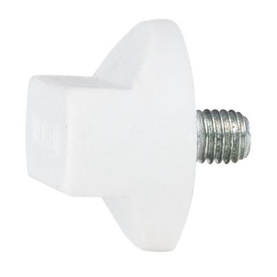 Wentex Pipe & Drape draaiknop M10x12 (ligger) wit