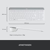 Logitech MK470 Slim Wireless Keyboard and Mouse Combo desktopset - thumbnail