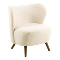 Bendt Fauteuil 'Bram' Teddy, kleur Crème - thumbnail