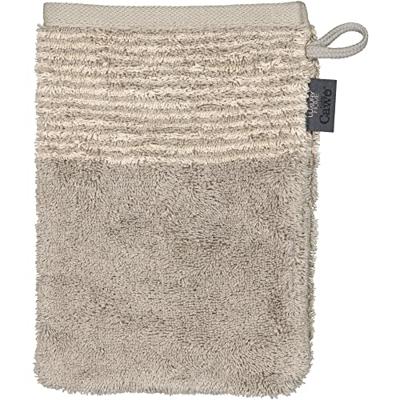 Cawö Cawo Two-Tone Washandje Grafiet 16x22