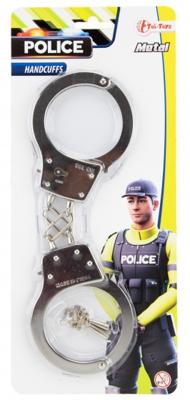 Toi-Toys metalen politie handboeien 28 cm