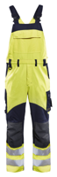 Blåkläder Multinorm bretelbroek Inherent 28891512 | High-Vis Geel/Marineblauw | Maat 64 - 7330509618851 - thumbnail