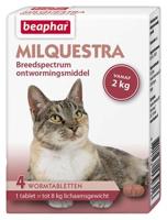 Beaphar Milquestra Ontwormingsmiddel Katten vanaf 2KG - thumbnail