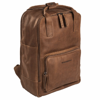 Chesterfield Bags Leren Laptop Rugzak Belford Cognac Chesterfield Bags Leren Laptop Rugzak Belford Cognac