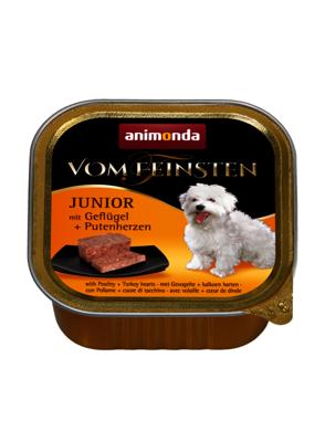 ANIMONDA Vom Feinsten Junior Poultry and turkey heart - nat hondenvoer - 150g