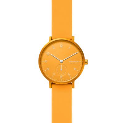 Horlogeband Skagen SKW2808 Silicoon Oranje 16mm