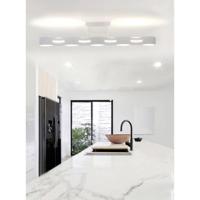 ECO-Light LED-WAVE-PL-NIK LED-WAVE-PL-NIK LED-plafondlamp LED 35 W Nikkel (mat), Chroom - thumbnail